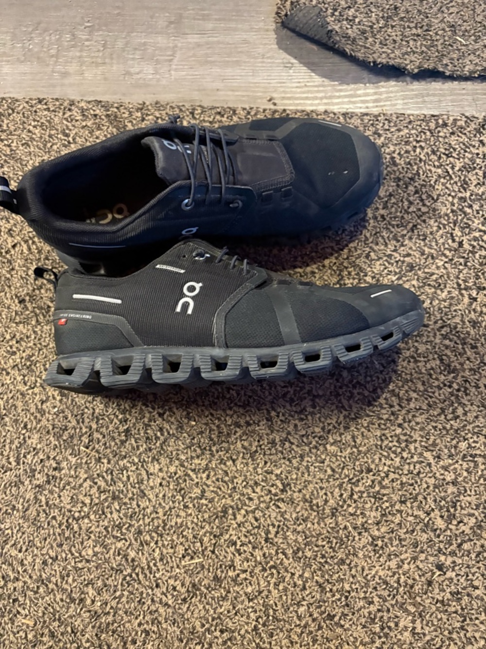 On Running Women's Black Cloud Athletic Sneakers